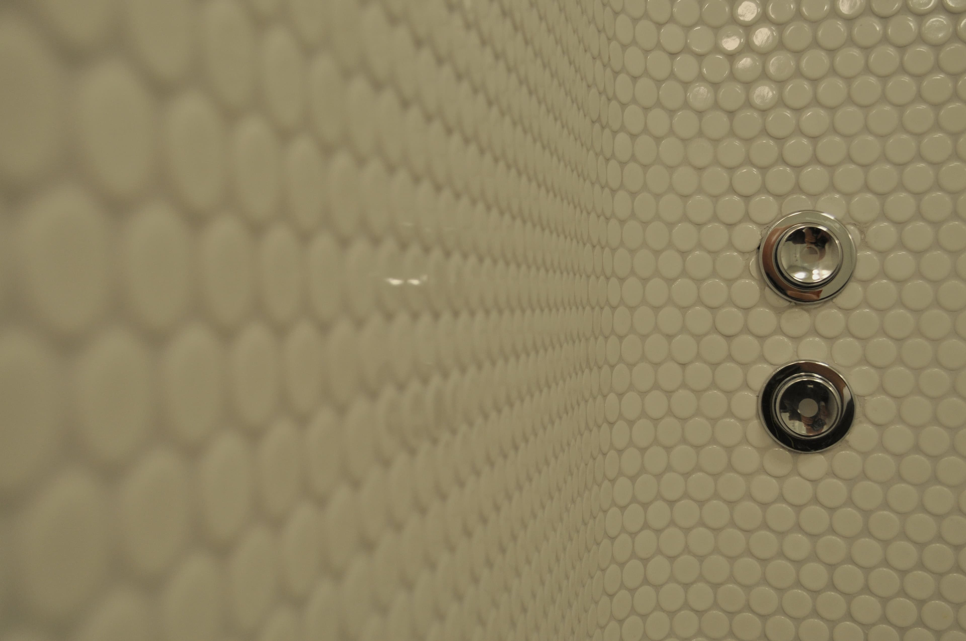 Modern Bathroom — Dark Tile Detail