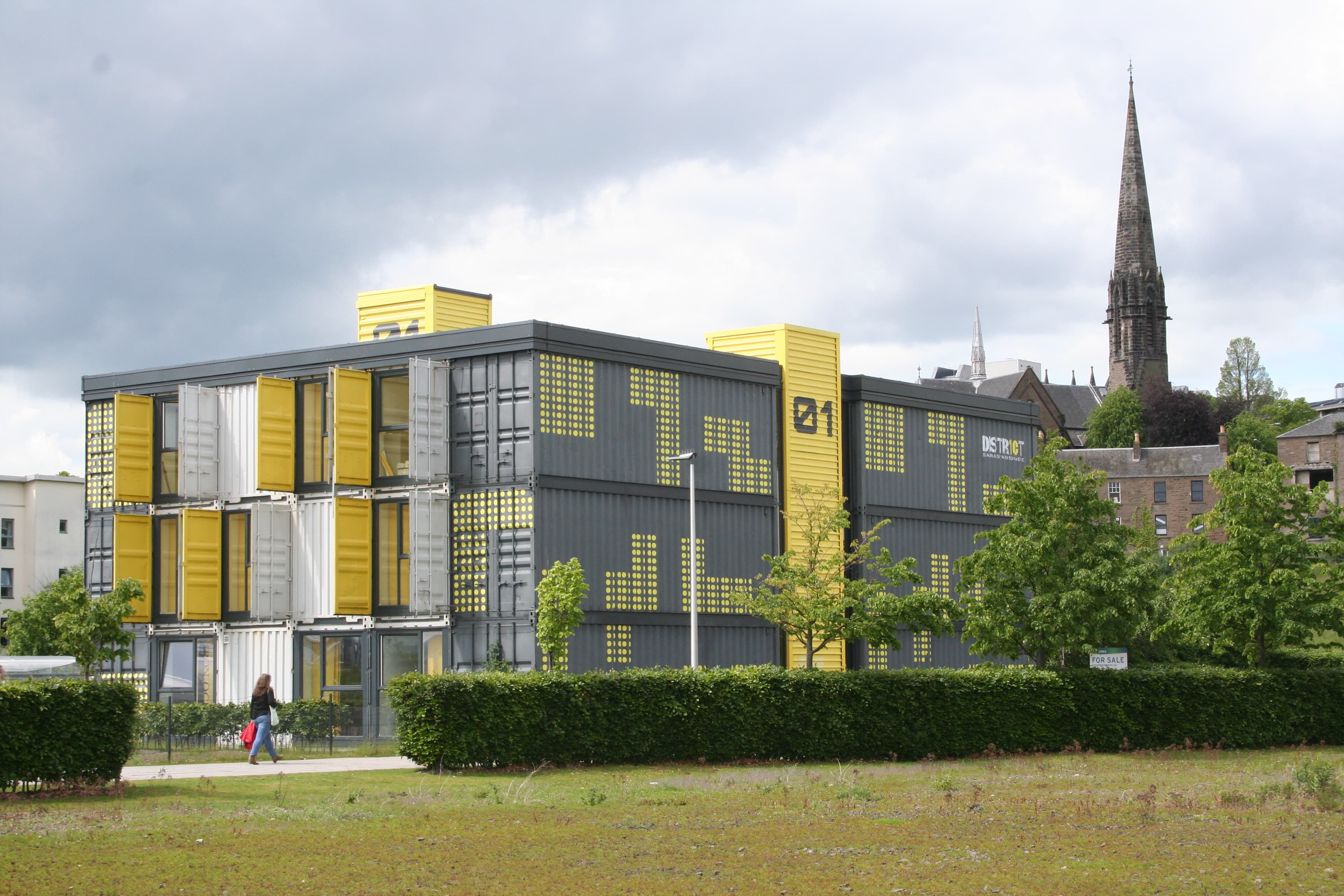 Modular Container Office — Side View